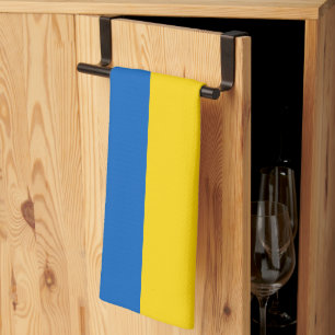 Ukraina flagga kökshandduk