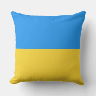 Ukraina flagga kudde