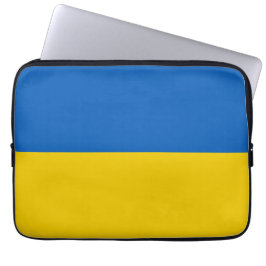Ukraina flagga laptop fodral