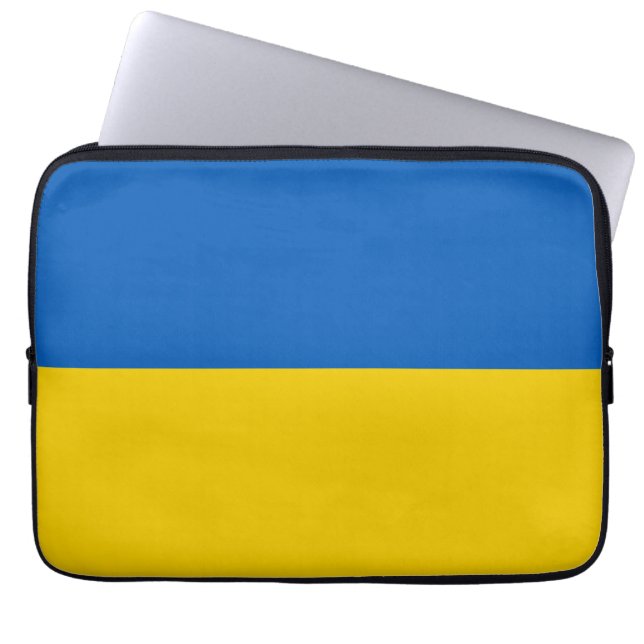 Ukraina flagga laptop fodral (Framsidan)
