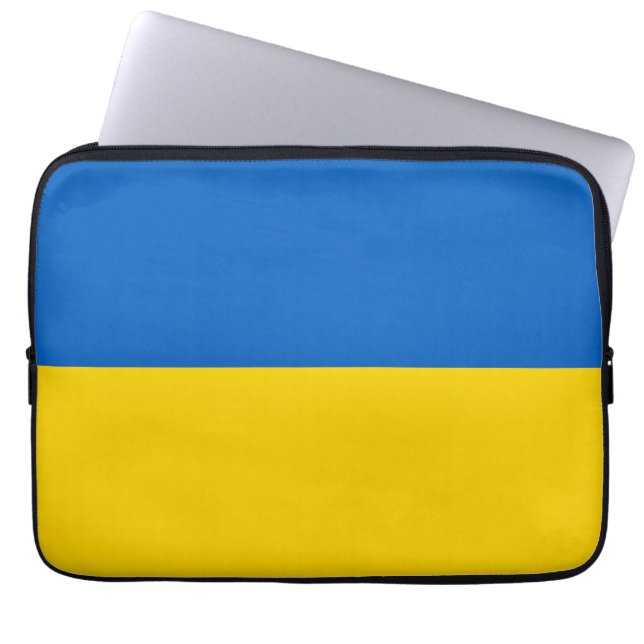 Ukraina flagga laptop fodral (Framsidan)