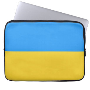 Ukraina flagga laptop fodral
