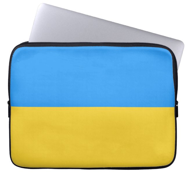 Ukraina flagga laptop fodral (Framsidan)