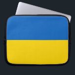 Ukraina Flagga Laptop sleeve<br><div class="desc">Elegant Laptop sleeve med Ukrainas Flagga. Den här produkten har sitt anpassade.</div>