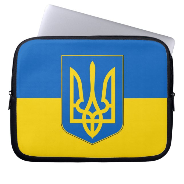 Ukraina Flagga Laptop sleeve (Framsidan)