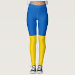 Ukraina flagga leggings<br><div class="desc">Flaggor från världens nationer i hög grad för att ni ska kunna visning med pridet.</div>