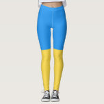 Ukraina flagga leggings<br><div class="desc">Ukraina flagga,  stödja Ukrainas blå och gult Ukrainas kamp</div>