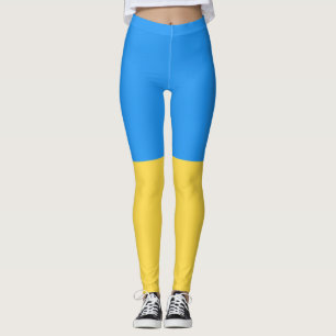 Ukraina flagga leggings