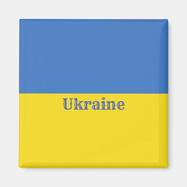 Ukraina Flagga Magnet (Framsidan)