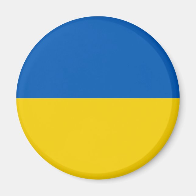 Ukraina flagga magnet (Framsidan)
