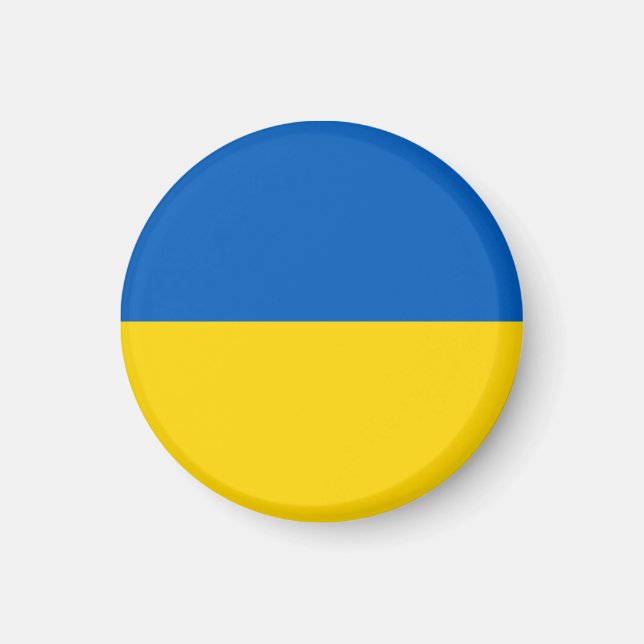 Ukraina flagga magnet (Framsidan)