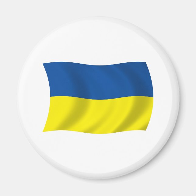 Ukraina Flagga Magnet (Framsidan)