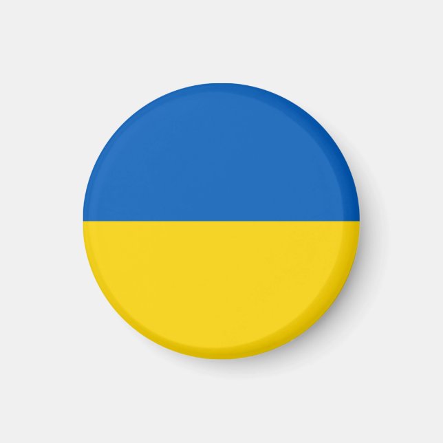 Ukraina Flagga Magnet (Framsidan)