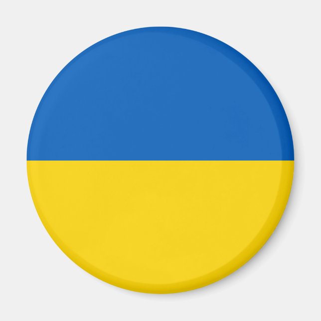 Ukraina Flagga Magnet (Framsidan)