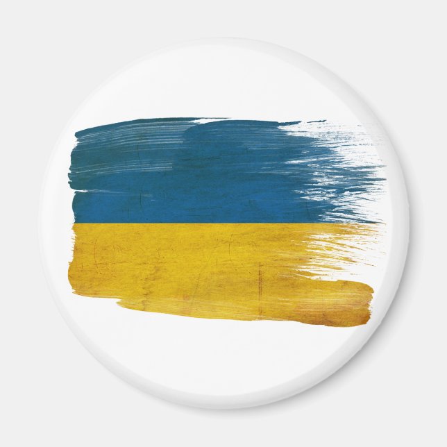 Ukraina Flagga Magnet (Framsidan)