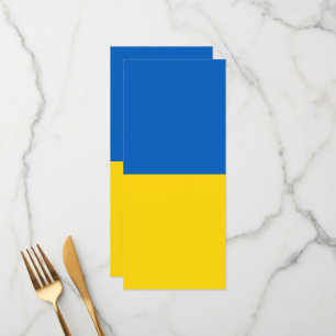 Ukraina flagga meny