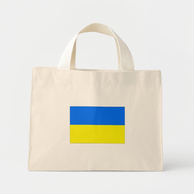 Ukraina flagga mini tygkasse (Framsidan)