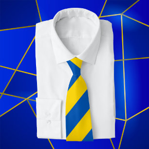 Ukraina Flagga Mönster Guld Blue Slips