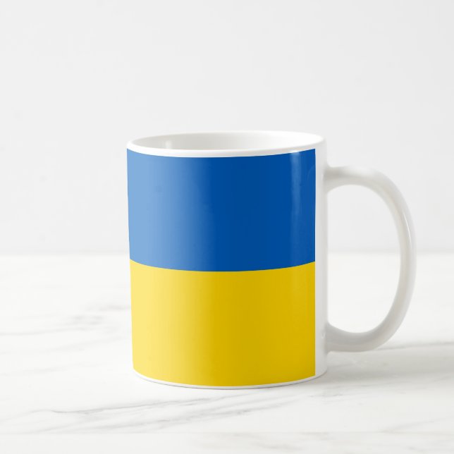 "Ukraina Flagga Mugg - Vibrant National Pride Cera (Höger)