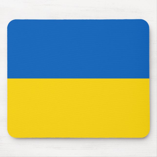 Ukraina Flagga Musmatta (Framsidan)