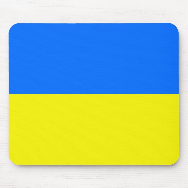 Ukraina Flagga Musmatta (Framsidan)