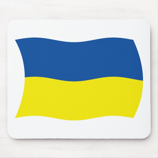 Ukraina Flagga Musmattor (Framsidan)