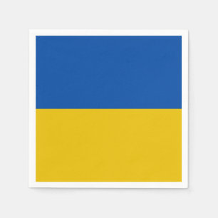 Ukraina Flagga Napkins Pappersservett