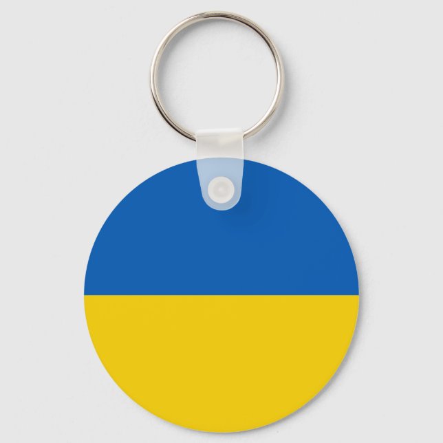 Ukraina flagga nyckelring (Framsida)