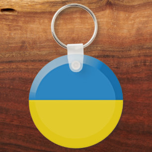 Ukraina flagga nyckelring