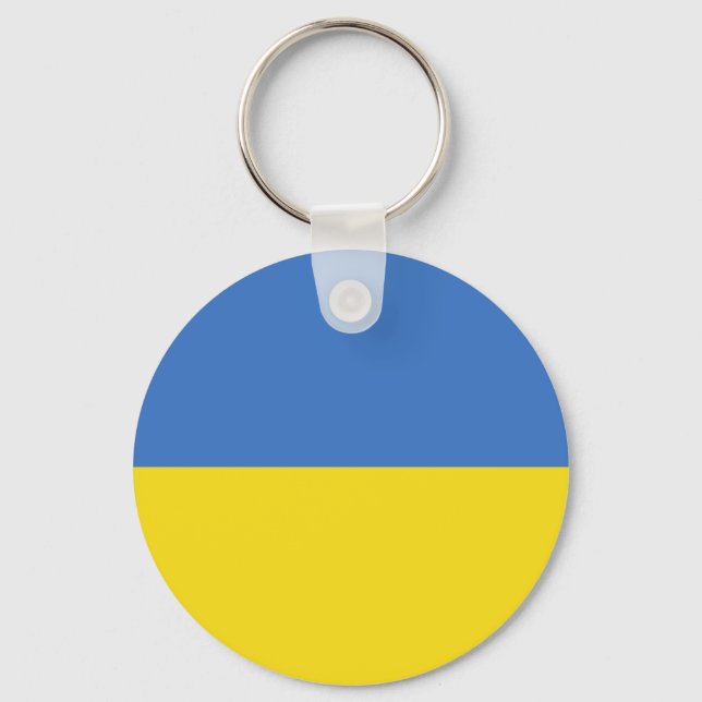 Ukraina Flagga Nyckelring (Framsida)