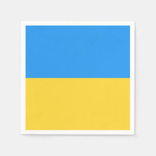 Ukraina flagga pappersservett