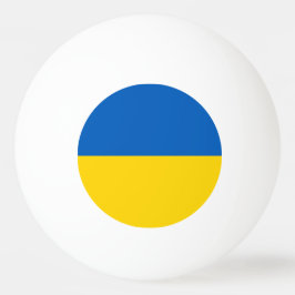 Ukraina flagga pingisboll