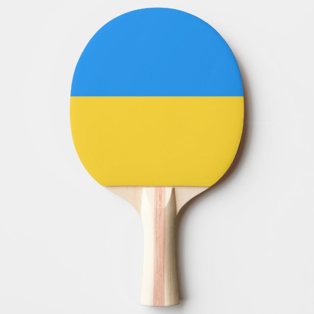 Ukraina flagga pingisracket (Framsidan)
