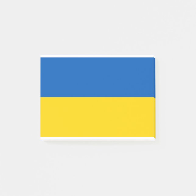 Ukraina Flagga Post-it Block (Framsida)