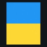 Ukraina flagga poster<br><div class="desc">Ukraina flagga,  stödja Ukrainas blå och gult Ukrainas kamp</div>