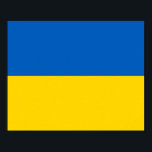 Ukraina Flagga Poster<br><div class="desc">Ukraina Flagga</div>