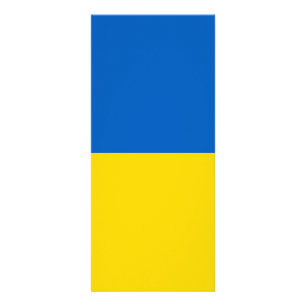 Ukraina flagga reklamkort