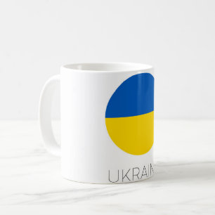 Ukraina Flagga Resa Kaffe Mugg