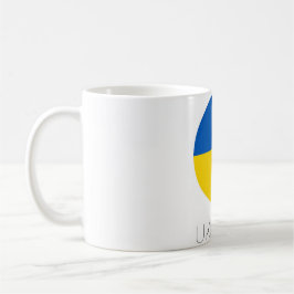 Ukraina Flagga Resa Kaffe Mugg