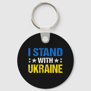 Ukraina Flagga Retro Vintage Ukrainas Manar Women Nyckelring