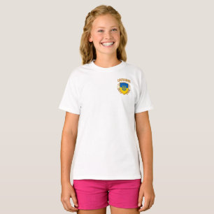 Ukraina Flagga Shield & Emblem T-Shirt