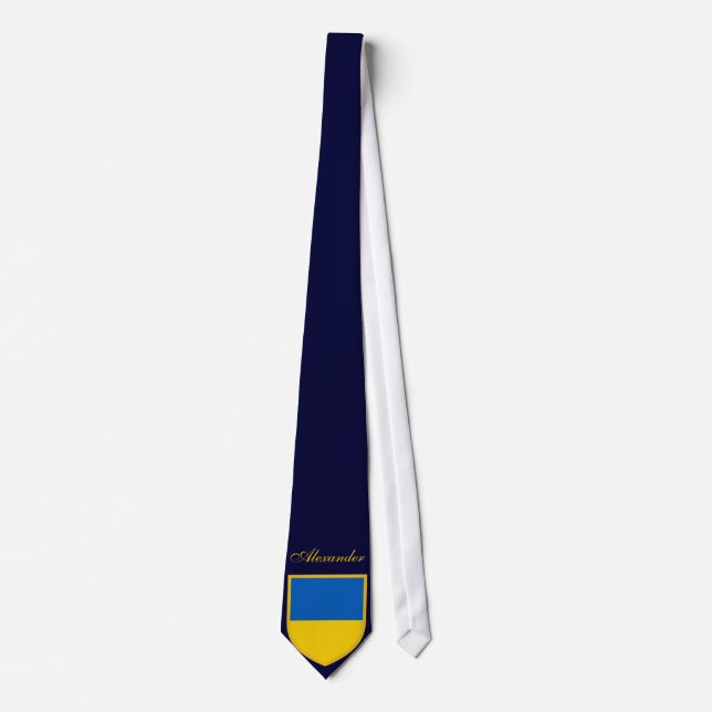 Ukraina Flagga Slips (Framsida)