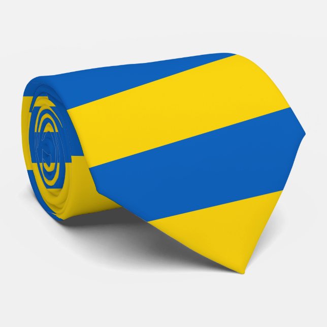 Ukraina flagga slips (Rullad)