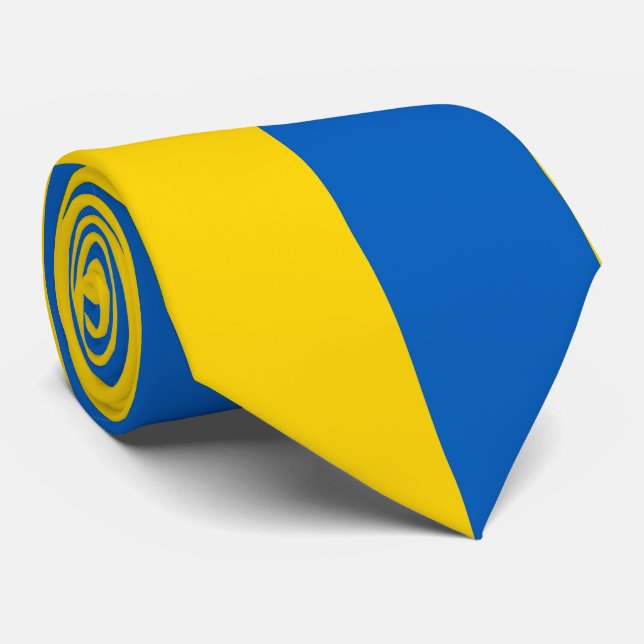 Ukraina flagga slips (Rullad)