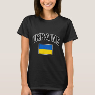 Ukraina Flagga Stolt Ukrainare T Shirt