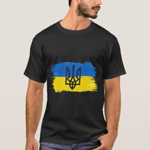 Ukraina Flagga Support Kärlek Ukrainas Pride Ukrai T Shirt