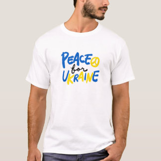 Ukraina Flagga Support Ukrainas Pride Peace for UK T Shirt