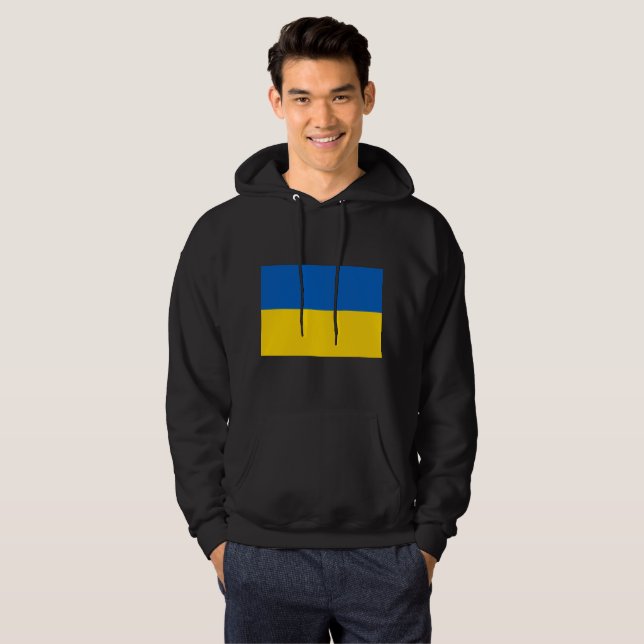 Ukraina flagga sweatshirt (Hel framsida)