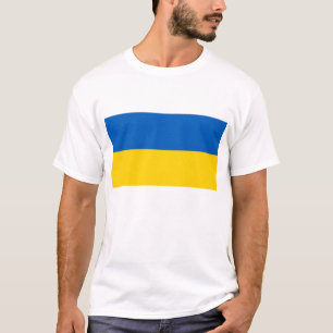 Ukraina Flagga T Shirt