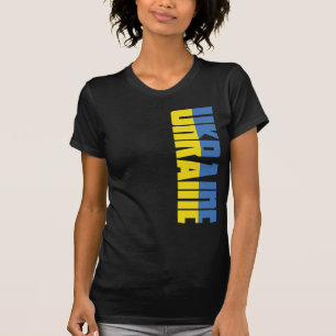 Ukraina flagga t-shirt